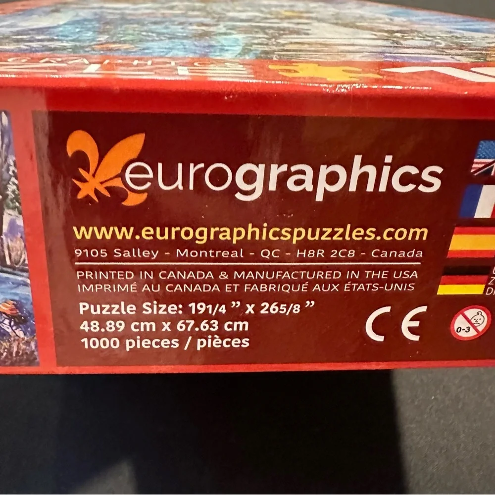 EUROGRAPHICS 1000pc Snow Day Puzzle